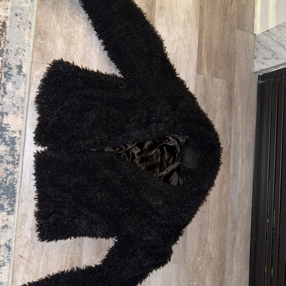 BLANKNYC Shearling Cropped Teddy Jacket Size Medium